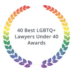 40 Best LGBTQ+ Lawyers Under 40 Awards