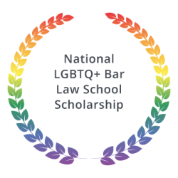 National LGBTQ+ Bar Law School Scholarship Award Badge