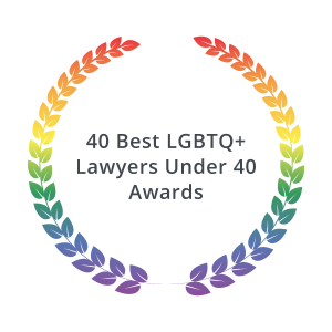 40 Best LGBTQ+ Lawyers Under 40 Awards